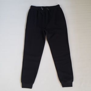 Galaxy By Harvic Black Jogger Drawstring Pants, L